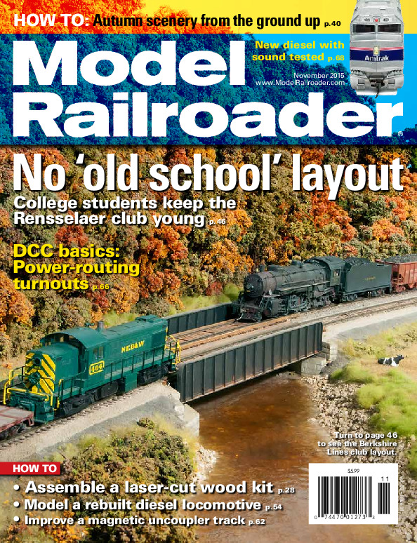 Model Railroader, November 2015
