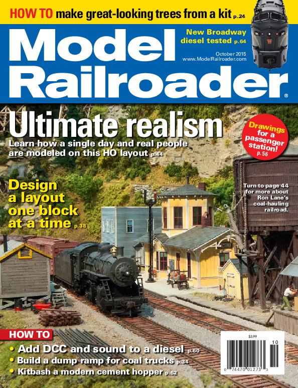 Model Railroader, October 2015