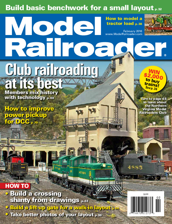 Model Railroader, February 2016