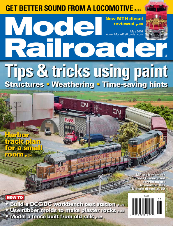 Model Railroader, May 2016