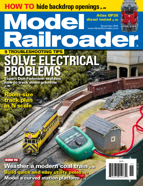 Model Railroader, November 2016
