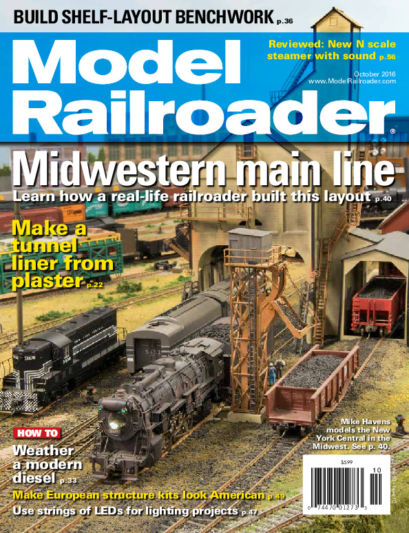 Model Railroader, October 2016