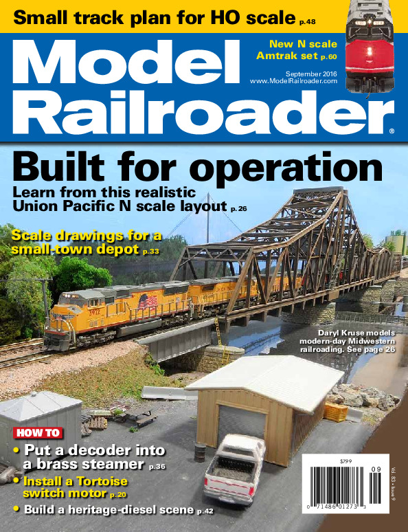 Model Railroader, September 2016