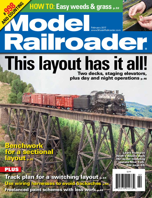 Model Railroader, February 2017