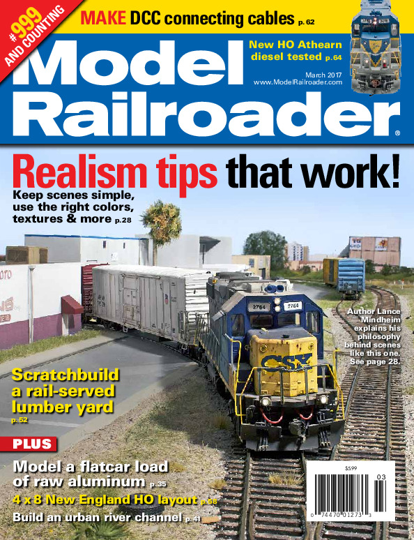 Model Railroader, March 2017