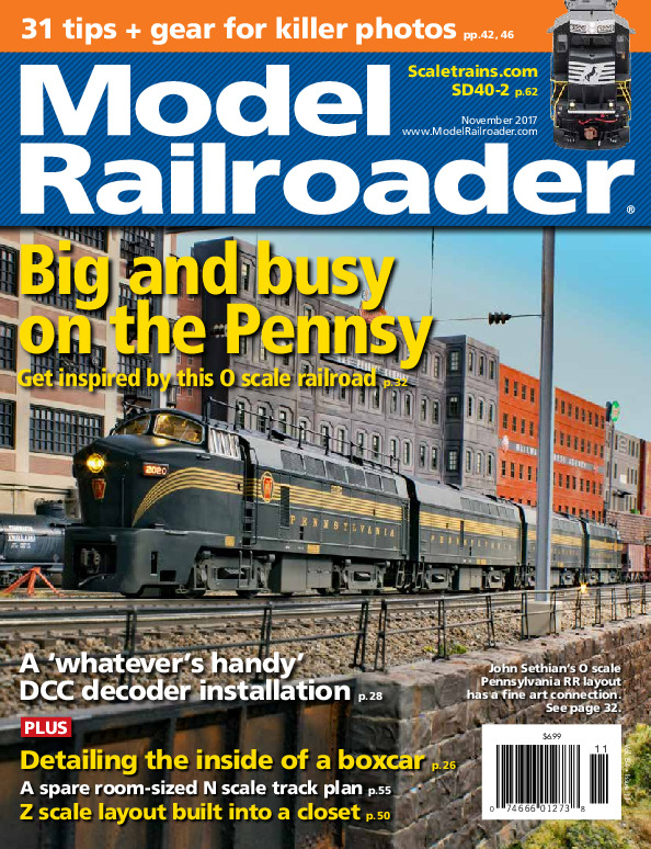 Model Railroader, November 2017