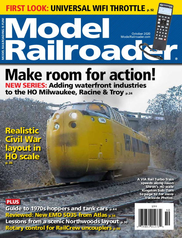 Model Railroader, October 2020