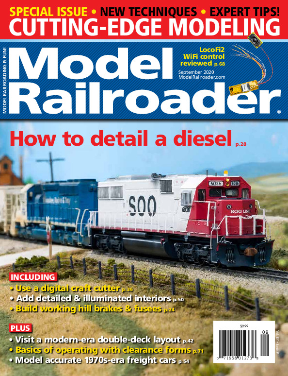 Model Railroader, September 2020