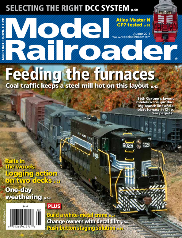 Model Railroader, August 2018