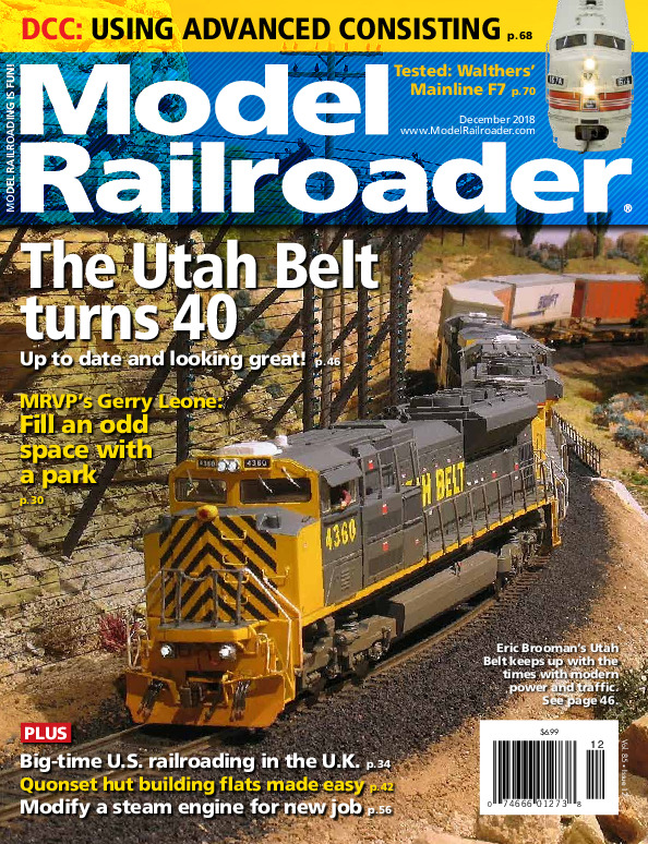 Model Railroader, December 2018
