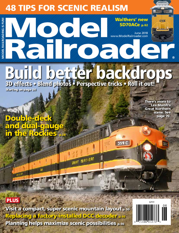 Model Railroader, June 2018