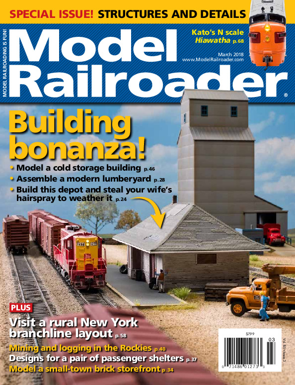 Model Railroader, March 2018