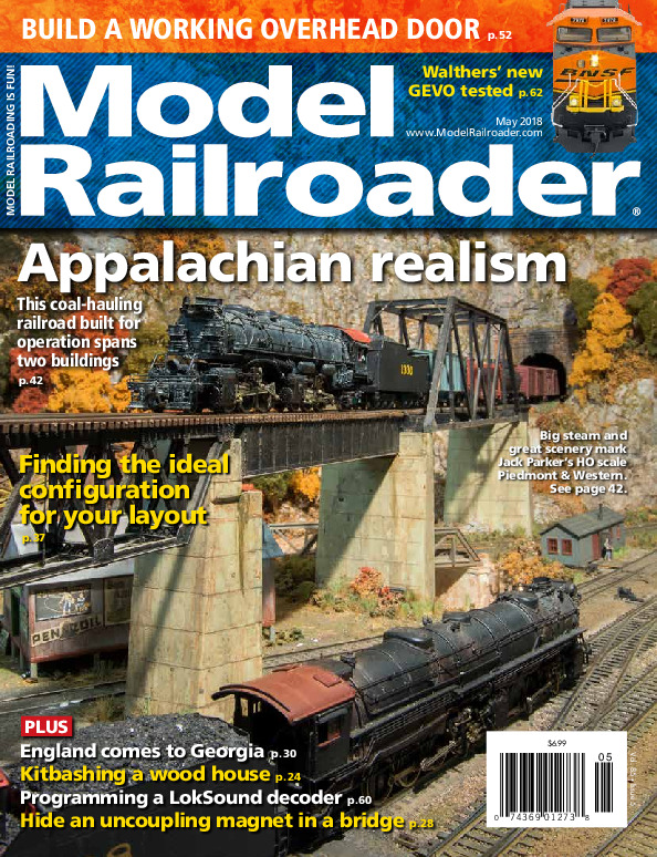 Model Railroader, May 2018