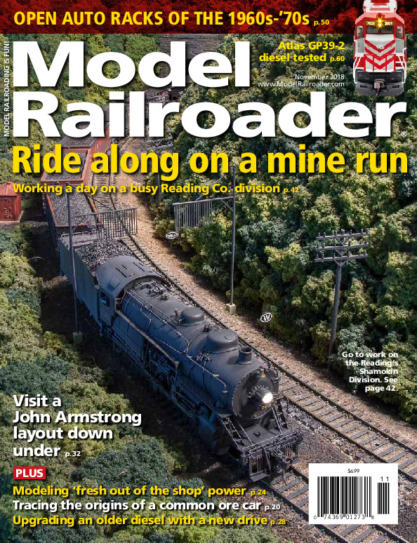 Model Railroader, November 2018