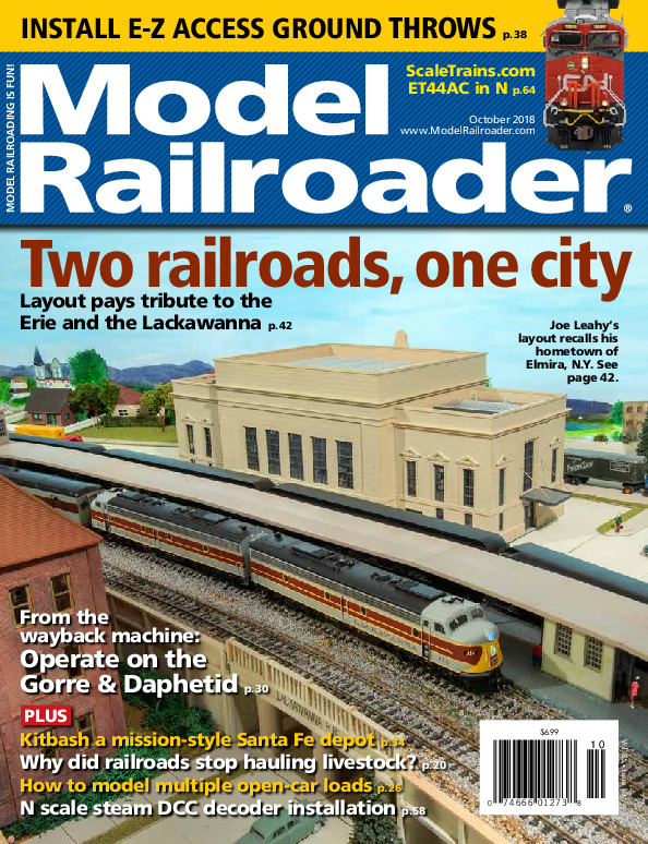 Model Railroader, October 2018
