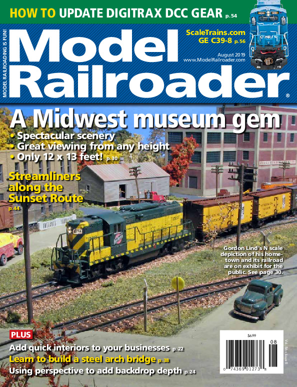 Model Railroader, August 2019