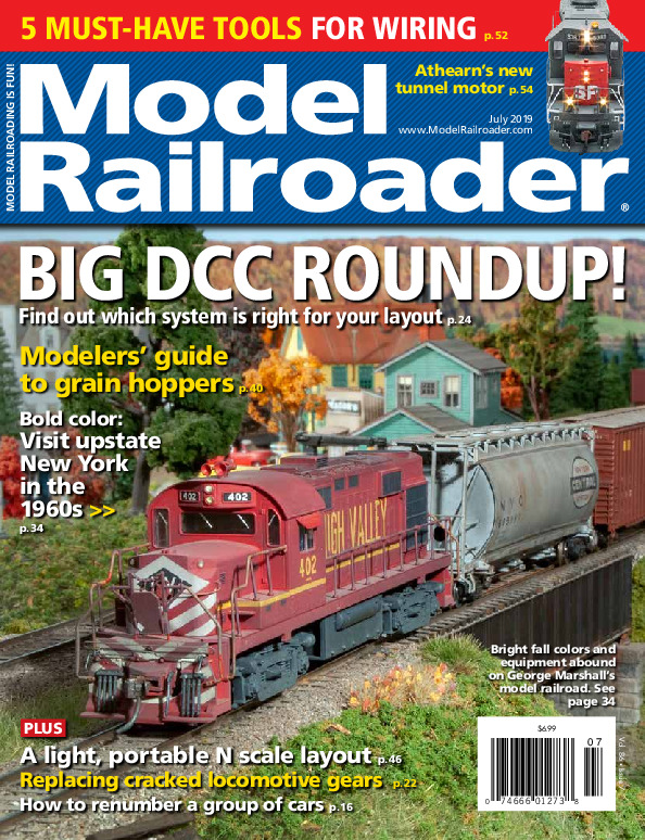 Model Railroader, July 2019