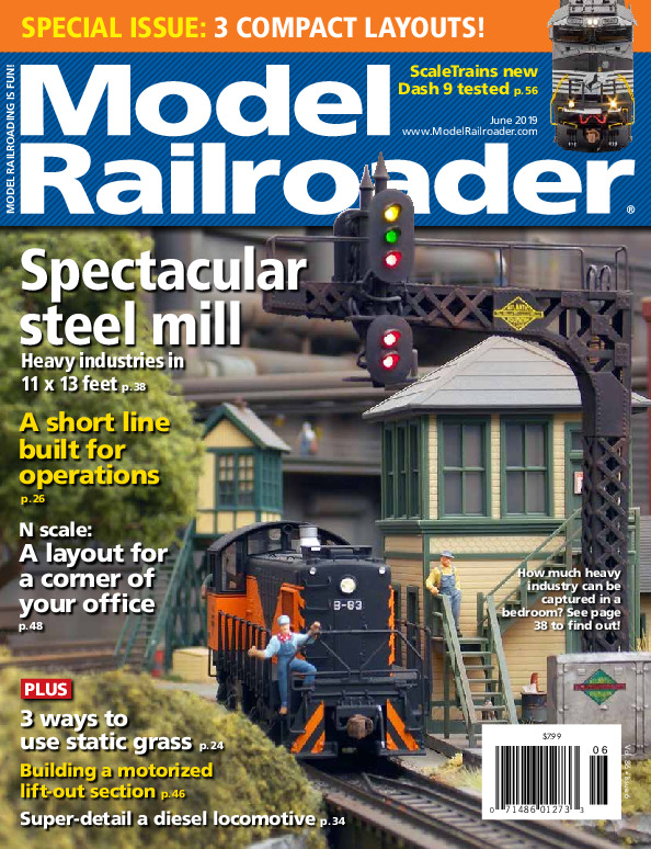 Model Railroader, June 2019