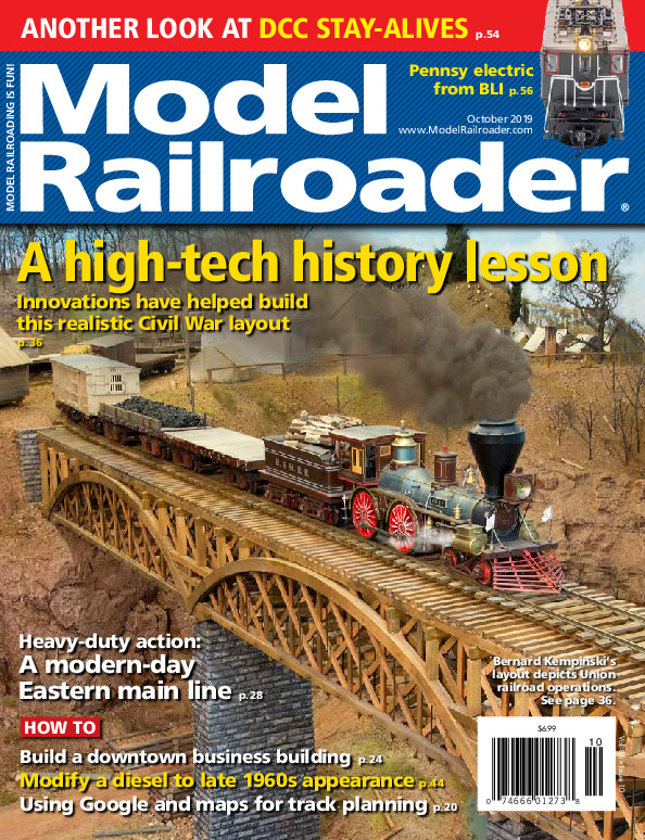 Model Railroader, October 2019