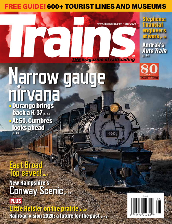 Trains, May 2020