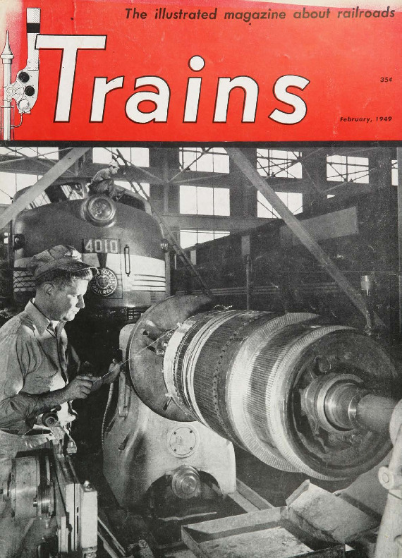 Trains, February 1949