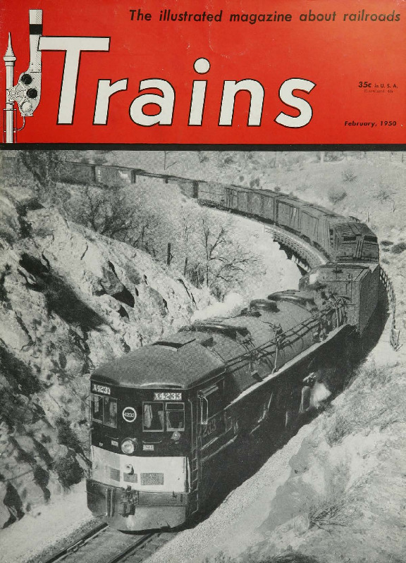 Trains, February 1950