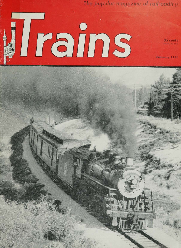 Trains, February 1951