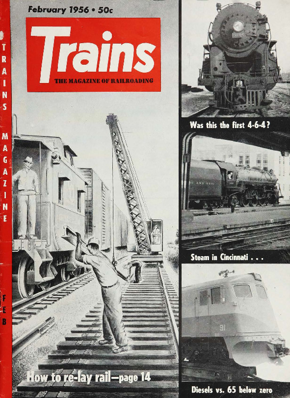 Trains, February 1956