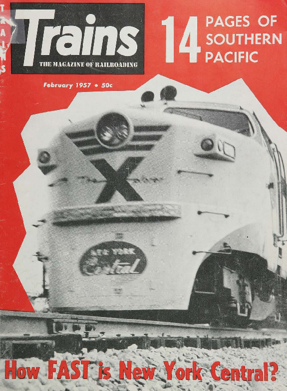 Trains, February 1957