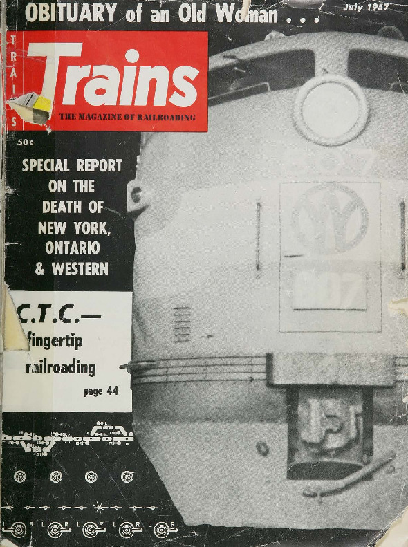Trains, July 1957