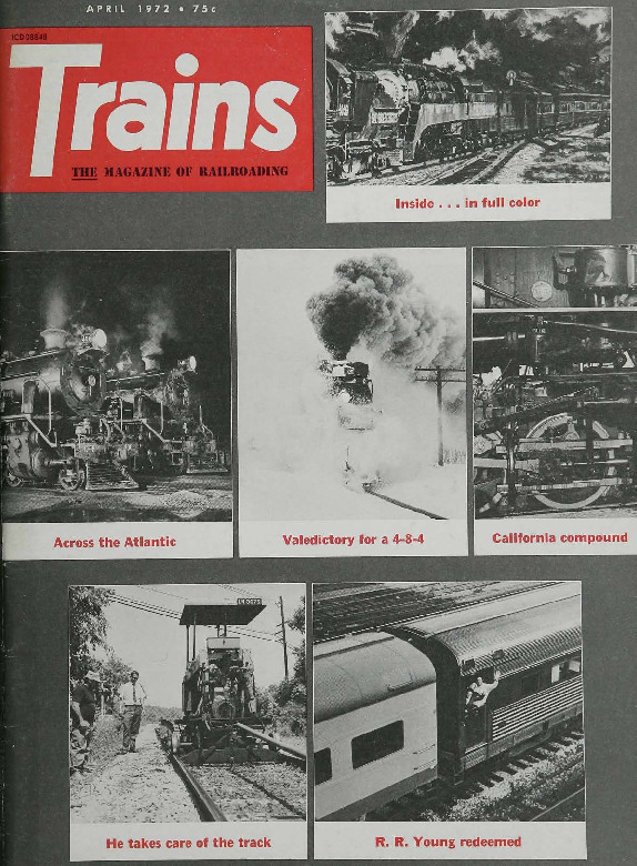 Trains, April 1972