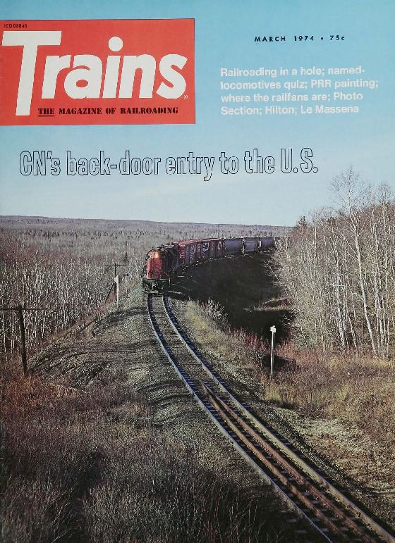 Trains, March 1974