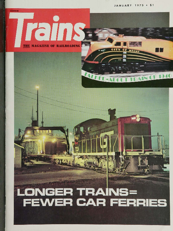 Trains, January 1975