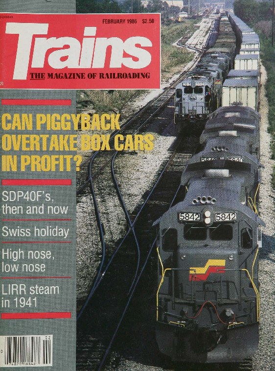 Trains, February 1986