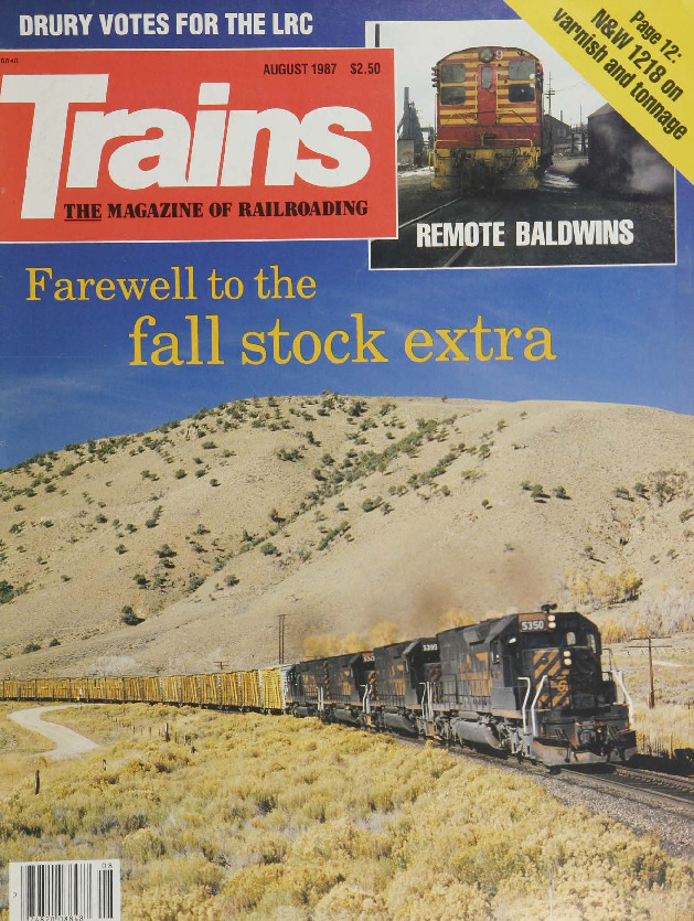 Trains, August 1987