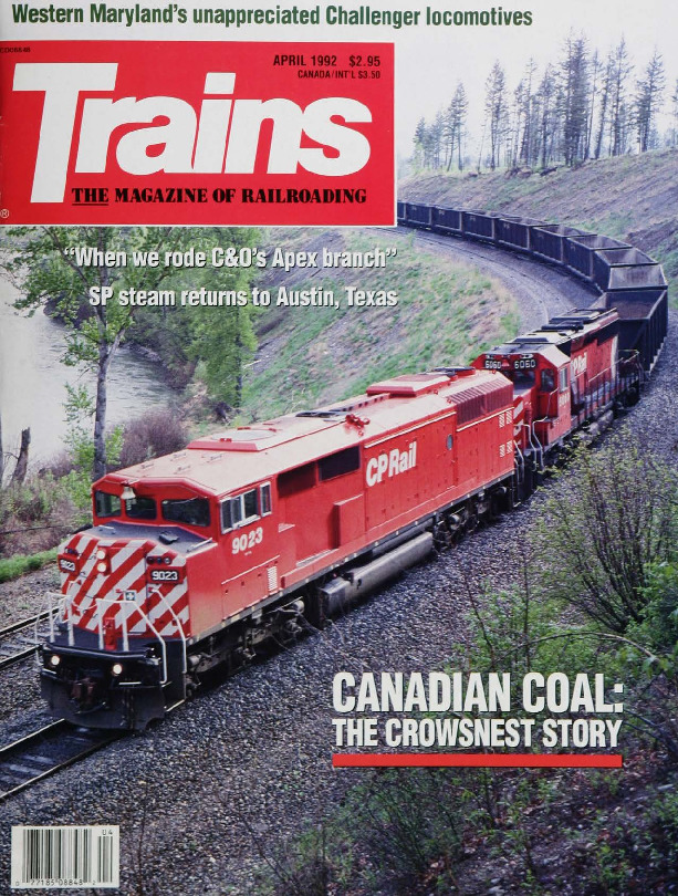 Trains, April 1992
