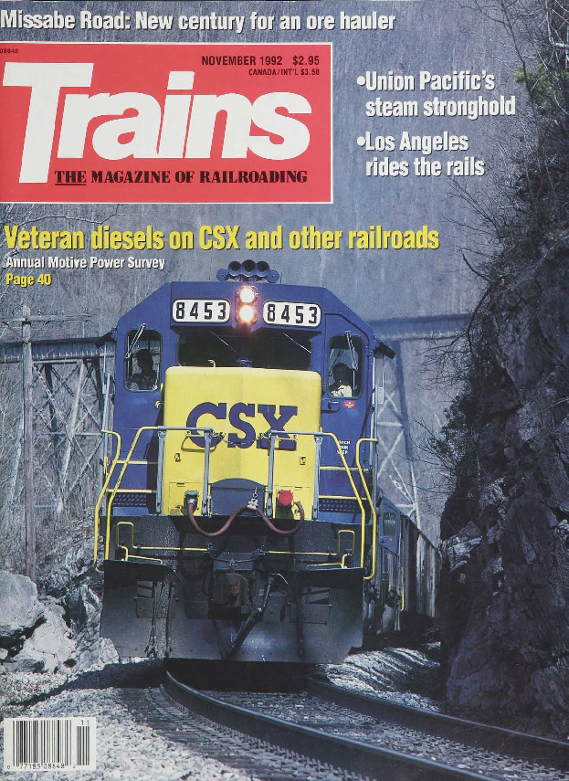 Trains, November 1992