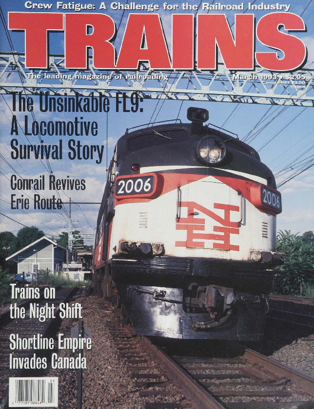 Trains, March 1993