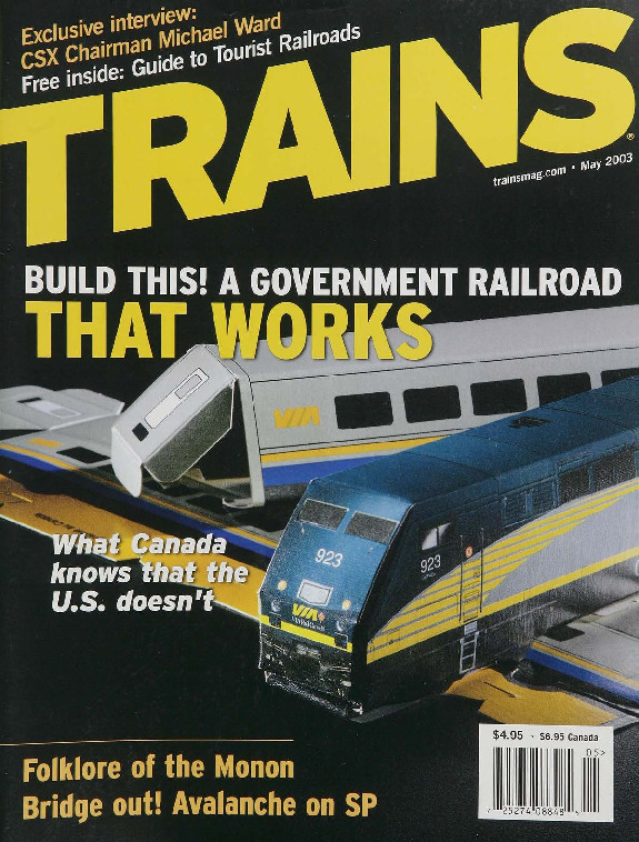 Trains, May 2003