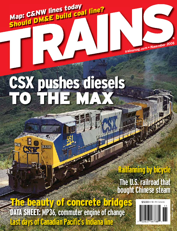 Trains, November 2006