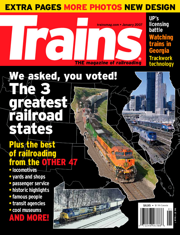 Trains, January 2007