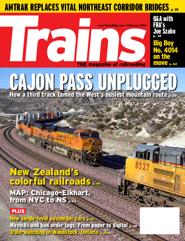 Trains, February 2014