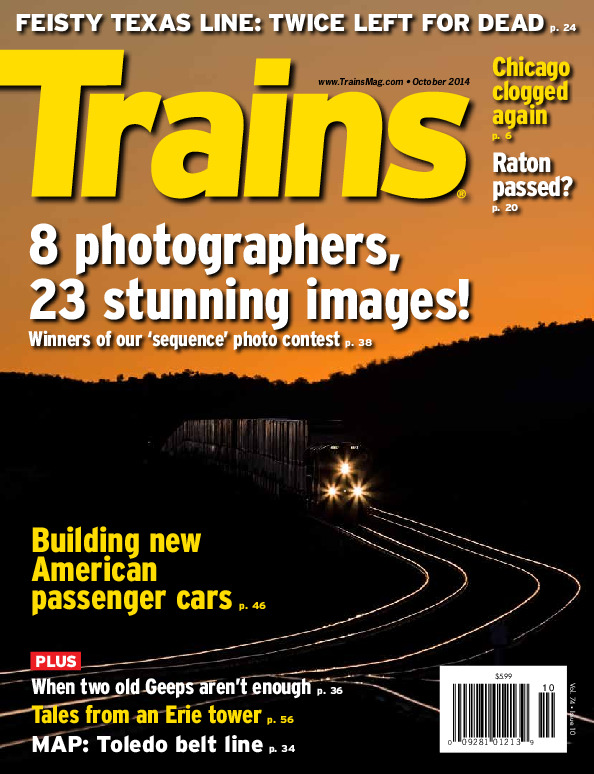 Trains, October 2014