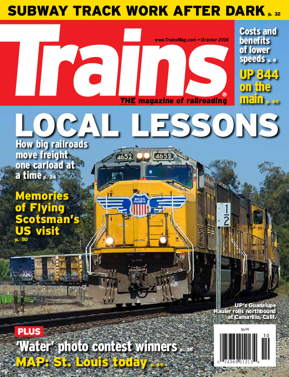 Trains, October 2016