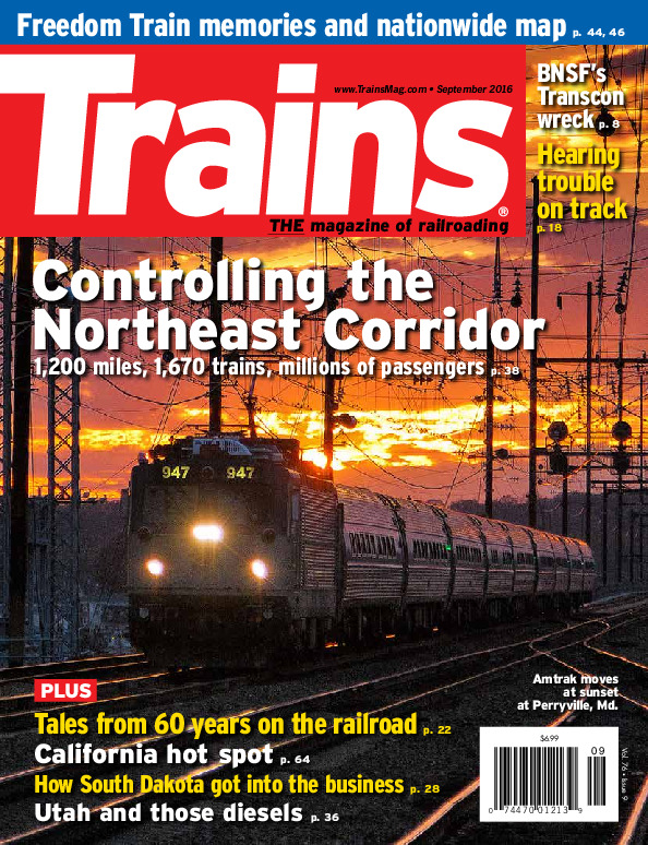 Trains, September 2016