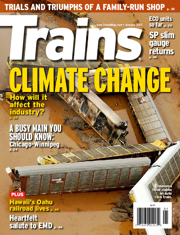 Trains, January 2017