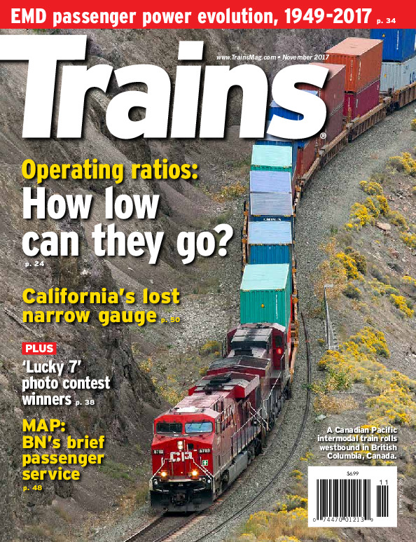 Trains, November 2017