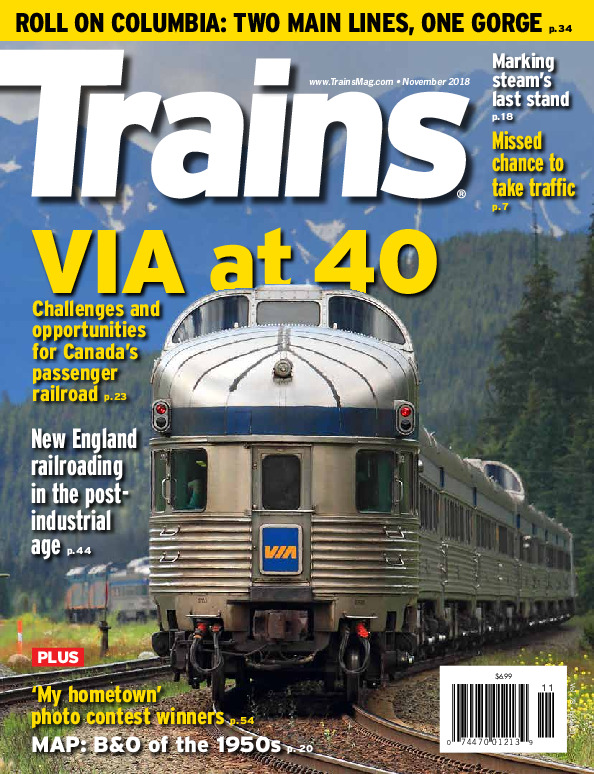 Trains, November 2018