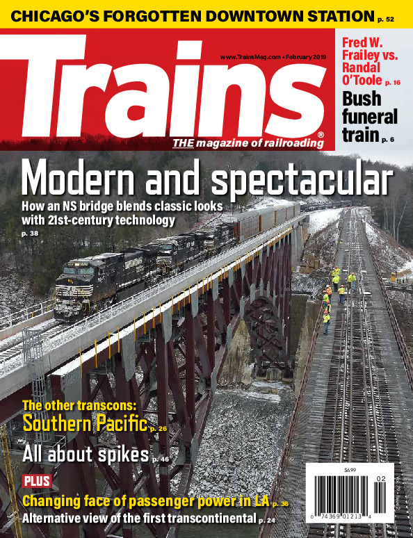 Trains, February 2019