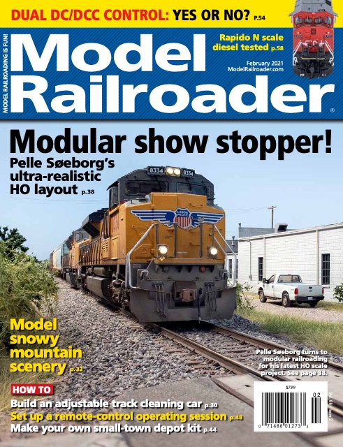 Model Railroader, February 2021